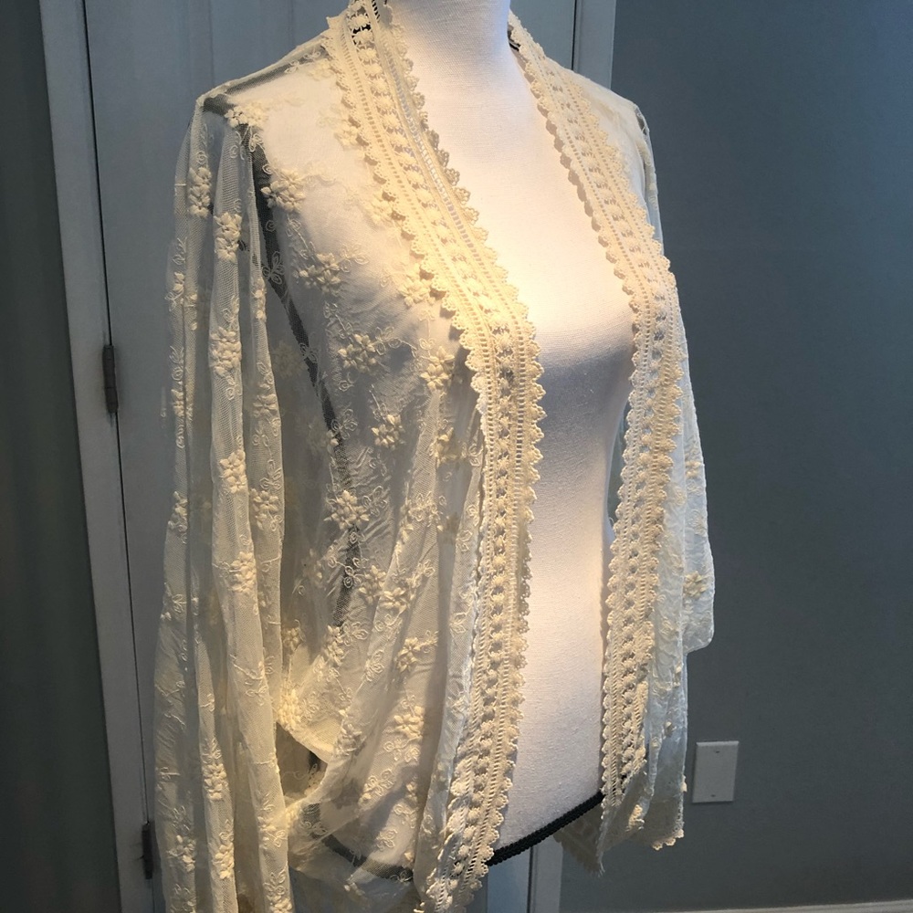 Lace cover up